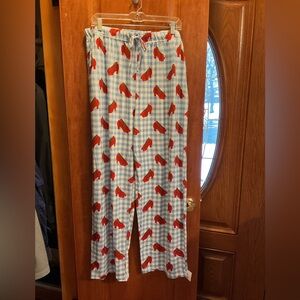 Women’s Wizard of Oz Pajama Pants, Size XL.